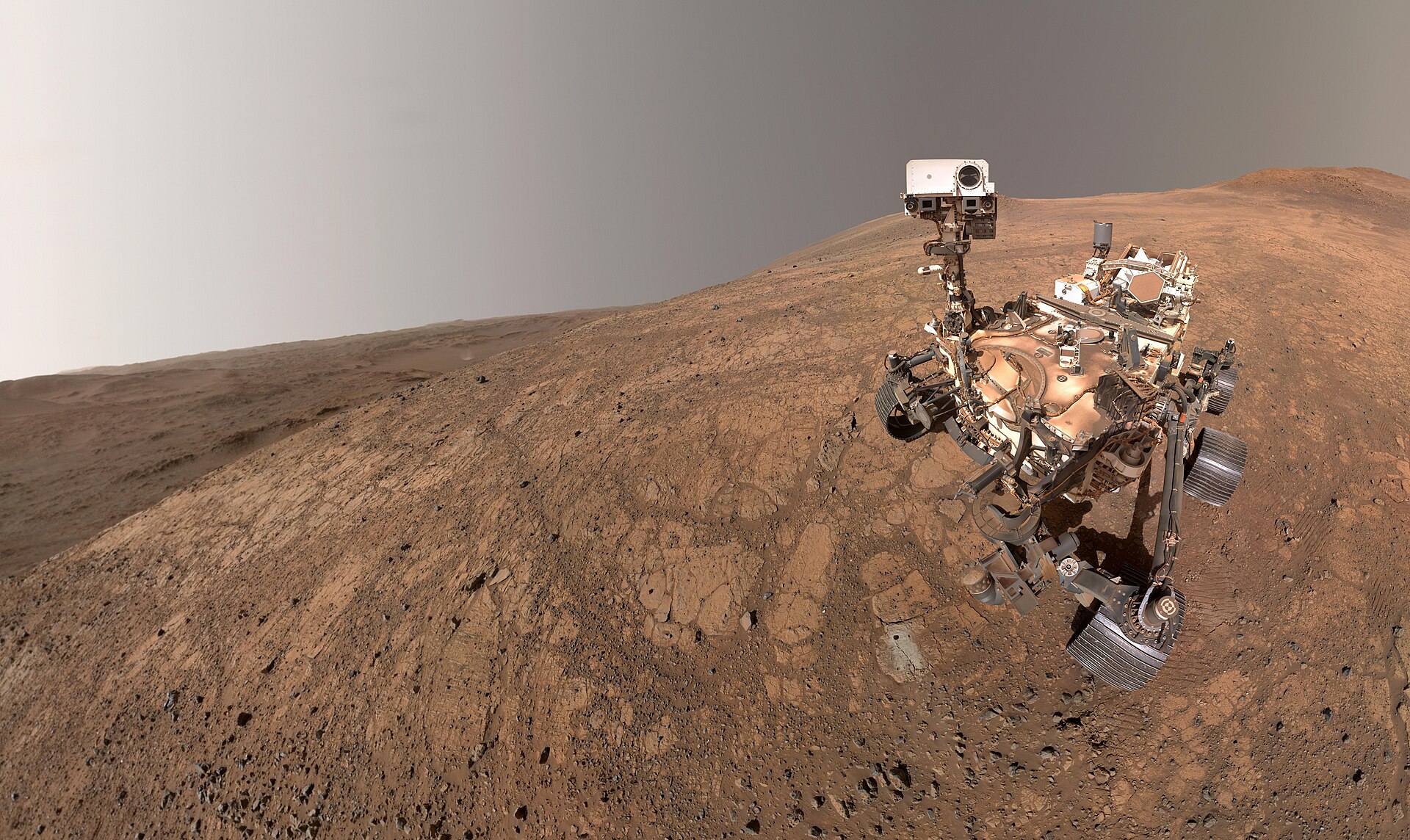 NASA Perseverance rover selfie on Mars